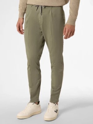 Zdjęcie produktu Finshley & Harding Spodnie Mężczyźni Bawełna szary|zielony jednolity,