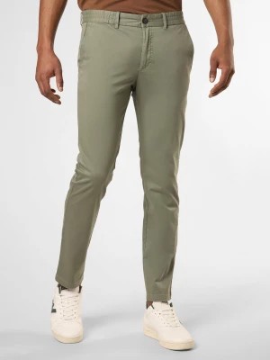 Zdjęcie produktu Finshley & Harding Spodnie Mężczyźni Bawełna zielony jednolity,