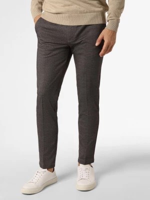 Zdjęcie produktu Finshley & Harding Spodnie Mężczyźni Sztuczne włókno brązowy|szary w kratkę,
