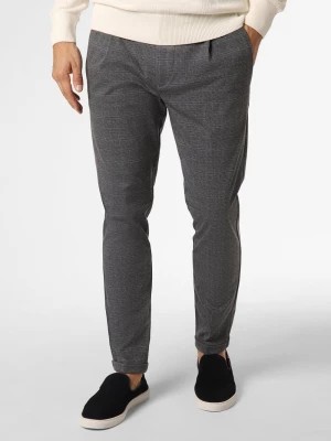 Zdjęcie produktu Finshley & Harding Spodnie Mężczyźni Sztuczne włókno szary w kratkę,