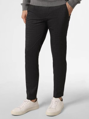 Zdjęcie produktu Finshley & Harding Spodnie - Tyler Mężczyźni Sztuczne włókno szary wzorzysty,