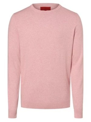 Zdjęcie produktu Finshley & Harding Sweter męski Mężczyźni różowy jednolity,