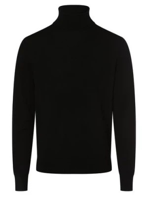 Zdjęcie produktu Finshley & Harding Sweter męski Mężczyźni Wełna czarny jednolity,