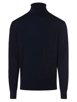Zdjęcie produktu Finshley & Harding Sweter męski Mężczyźni Wełna niebieski jednolity,