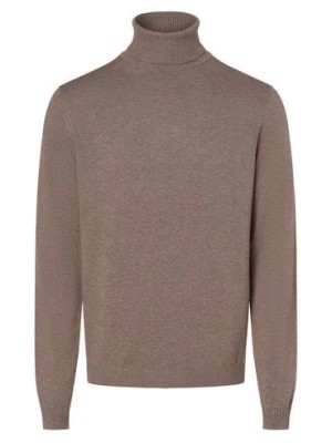 Zdjęcie produktu Finshley & Harding Sweter z dodatkiem kaszmiru Mężczyźni Bawełna beżowy|brązowy marmurkowy,