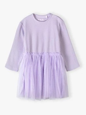 Zdjęcie produktu Fioletowa sukienka dla niemowlaka - długi rękaw - 5.10.15.