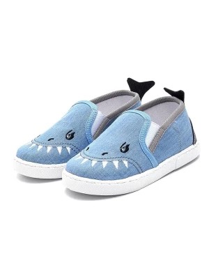 Zdjęcie produktu First Step Slippersy "Shark" w kolorze niebieskim rozmiar: 22