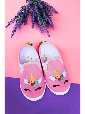 Zdjęcie produktu First Step Slippersy "Unicorn" w kolorze różowym rozmiar: 21