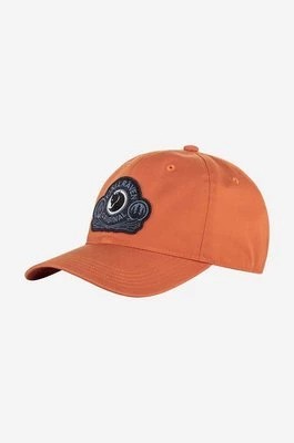 Zdjęcie produktu Fjallraven czapka z daszkiem Classic Badge Cap kolor pomarańczowy z aplikacją F86979.243-243