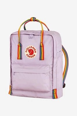 Zdjęcie produktu Fjallraven plecak Kanken Rainbow kolor fioletowy mały z aplikacją F23620.457.907-907