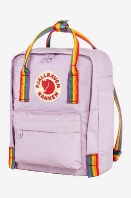 Zdjęcie produktu Fjallraven plecak Kanken Rainbow Mini kolor fioletowy mały z aplikacją F23621.457.907-907