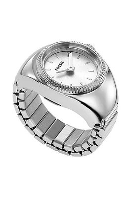 Zdjęcie produktu Fossil zegarek w formie pierścionka damski kolor srebrny