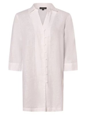 Zdjęcie produktu Franco Callegari Damska bluzka lniana Kobiety len biały jednolity,