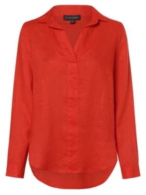 Zdjęcie produktu Franco Callegari Damska bluzka lniana Kobiety len pomarańczowy|czerwony jednolity,