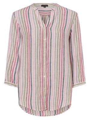 Zdjęcie produktu Franco Callegari Damska bluzka lniana Kobiety len wielokolorowy|różowy w paski,