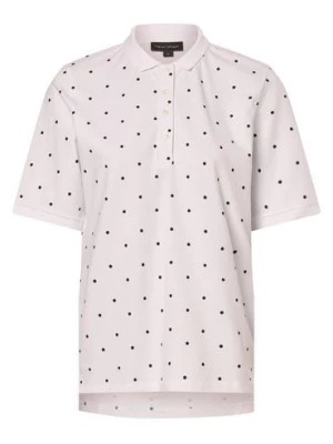Zdjęcie produktu Franco Callegari Damska koszulka polo Kobiety Bawełna biały nadruk,