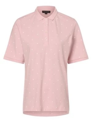 Zdjęcie produktu Franco Callegari Damska koszulka polo Kobiety Bawełna różowy nadruk,