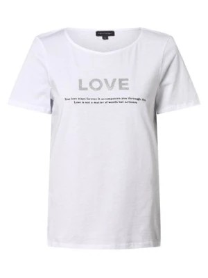 Zdjęcie produktu Franco Callegari T-shirt damski Kobiety Bawełna biały nadruk,