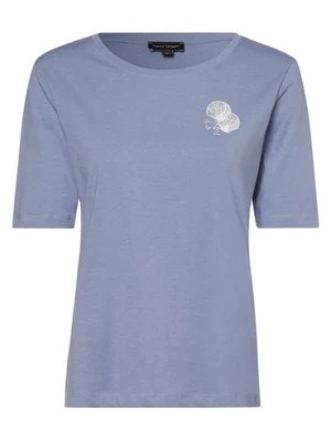 Zdjęcie produktu Franco Callegari T-shirt damski Kobiety Bawełna niebieski jednolity,