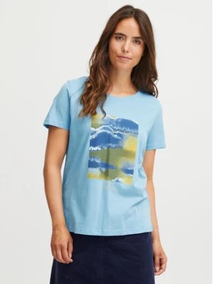 Zdjęcie produktu Fransa T-Shirt 20612765 Niebieski Regular Fit