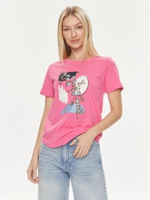 Zdjęcie produktu Fransa T-Shirt 20613466 Różowy Regular Fit