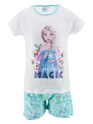 Zdjęcie produktu FROZEN Piżama "Frozen" w kolorze błękitno-białym rozmiar: 110