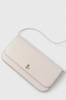 Zdjęcie produktu Furla kopertówka skórzana kolor biały