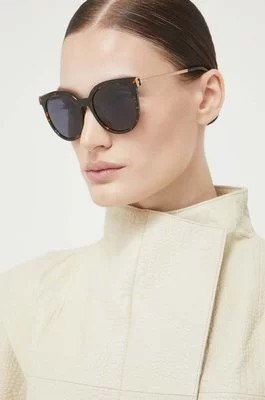 Zdjęcie produktu Furla okulary przeciwsłoneczne damskie kolor brązowy
