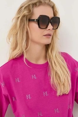 Zdjęcie produktu Furla okulary przeciwsłoneczne damskie kolor brązowy