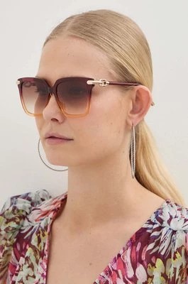 Zdjęcie produktu Furla okulary przeciwsłoneczne damskie kolor różowy SFU713_5302AS