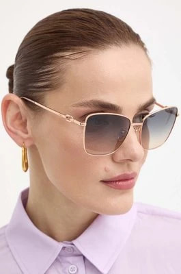 Zdjęcie produktu Furla okulary przeciwsłoneczne damskie kolor złoty SFU714_5808FC