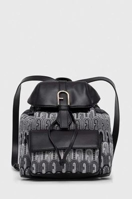 Zdjęcie produktu Furla plecak damski kolor czarny mały wzorzysty