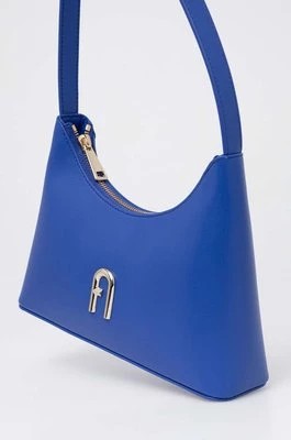 Zdjęcie produktu Furla torebka skórzana Diamante mini kolor niebieski