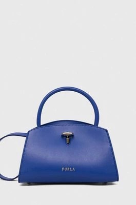 Zdjęcie produktu Furla torebka skórzana kolor niebieski