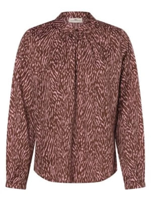 Zdjęcie produktu Fynch-Hatton Bluzka damska Kobiety Bawełna brązowy|różowy wzorzysty,