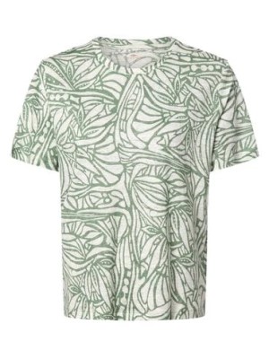 Zdjęcie produktu Fynch-Hatton Damska koszula lniana Kobiety len zielony|biały wzorzysty,