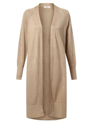 Zdjęcie produktu Fynch-Hatton Damska lniana kurtka z dzianiny Kobiety len beżowy|brązowy jednolity,