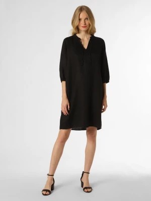 Zdjęcie produktu Fynch-Hatton Damska sukienka lniana Kobiety len czarny jednolity,