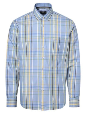 Zdjęcie produktu Fynch-Hatton Koszula męska Mężczyźni Regular Fit Bawełna niebieski|wielokolorowy w kratkę,