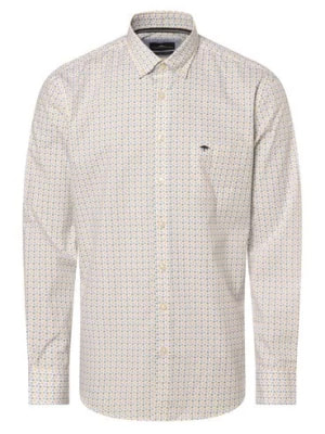 Zdjęcie produktu Fynch-Hatton Koszula męska Mężczyźni Regular Fit Bawełna zielony|biały wzorzysty,