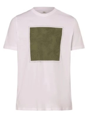 Zdjęcie produktu Fynch-Hatton Koszulka męska Mężczyźni Bawełna biały nadruk,