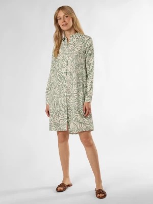 Zdjęcie produktu Fynch-Hatton Lniana sukienka damska Kobiety len zielony|biały wzorzysty,
