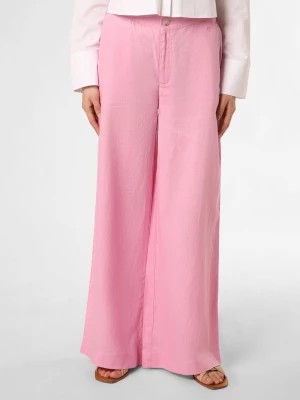 Zdjęcie produktu Fynch-Hatton Lniane spodnie Kobiety len wyrazisty róż jednolity,