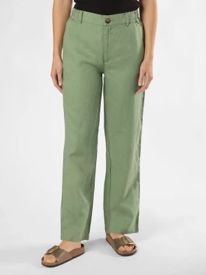 Zdjęcie produktu Fynch-Hatton Lniane spodnie Kobiety len zielony jednolity,