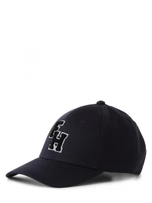 Zdjęcie produktu Fynch-Hatton Męska czapka z daszkiem Mężczyźni Bawełna niebieski jednolity,