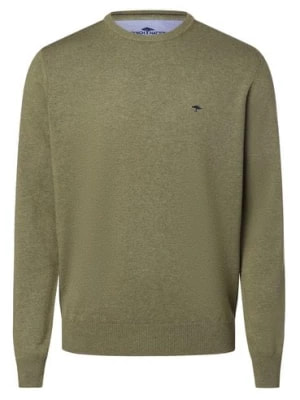 Zdjęcie produktu Fynch-Hatton Męski sweter Mężczyźni Bawełna zielony jednolity,