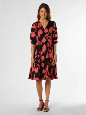 Zdjęcie produktu Fynch-Hatton Sukienka damska Kobiety Bawełna czarny|wyrazisty róż wzorzysty,