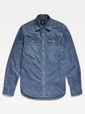 Zdjęcie produktu G-Star Koszula dżinsowa w kolorze niebieskim rozmiar: S