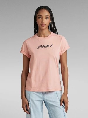 Zdjęcie produktu G-Star Koszulka w kolorze łososiowym rozmiar: XS