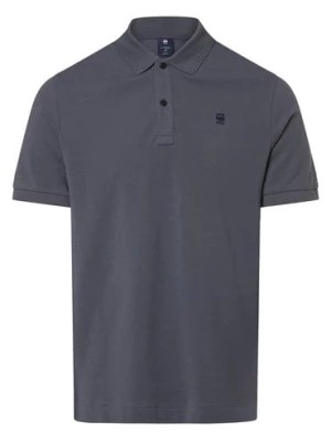 Zdjęcie produktu G-Star RAW Męska koszulka polo Mężczyźni Bawełna niebieski jednolity,
